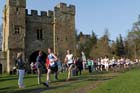 Start of the 3k Junior Fun Run, Les Allcorn Memorial 10k, Alnwick.